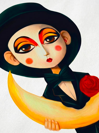 LA FIGURINA — T-Shirt | Edizione Limitata OFFICINA MUSH x GIANNI DETTORI — Artwork by Simone Sanna