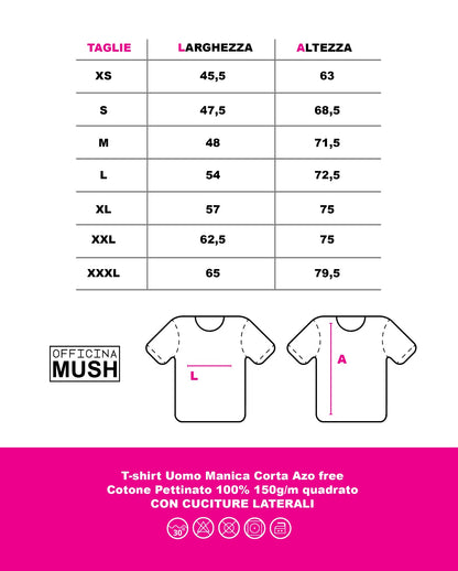 OFFICIAL T-SHIRT SARDEGNA PRIDE 2025 - CORPI IN RIVOLTA - Officina Mush x SARDEGNA PRIDE 2025 - BIANCA